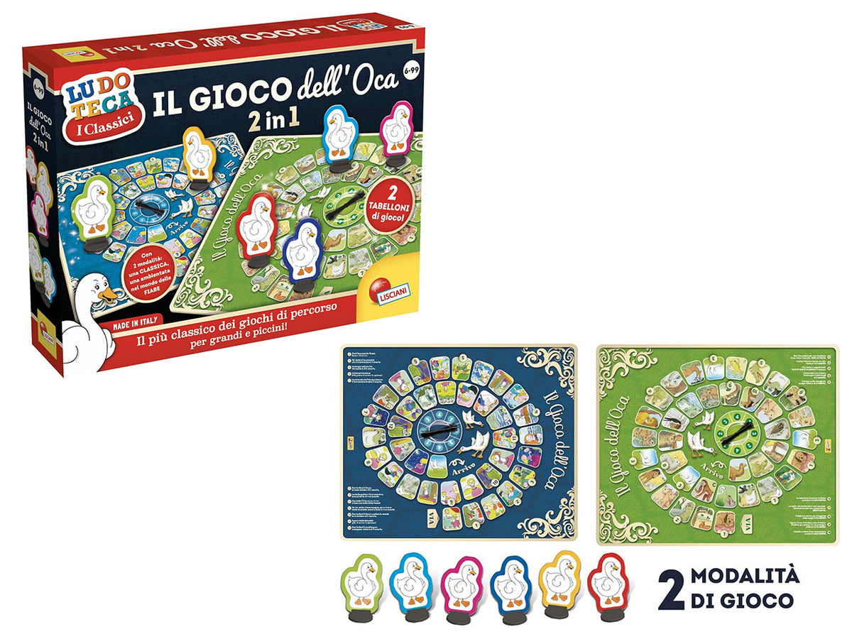 Ludoteca il gioco dell'oca 2 in 1