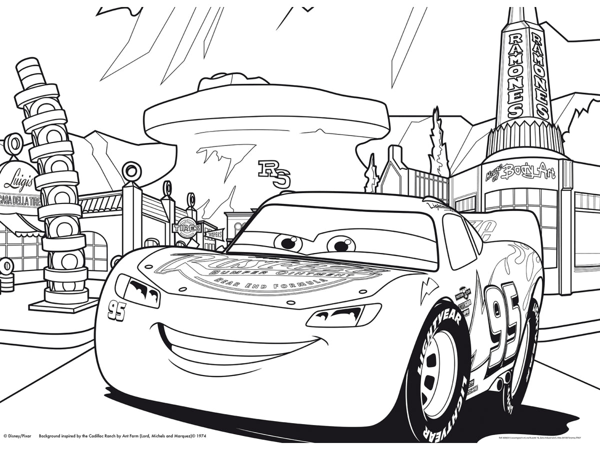 Disney puzzle df maxi floor 35 cars 3 go! go! go!