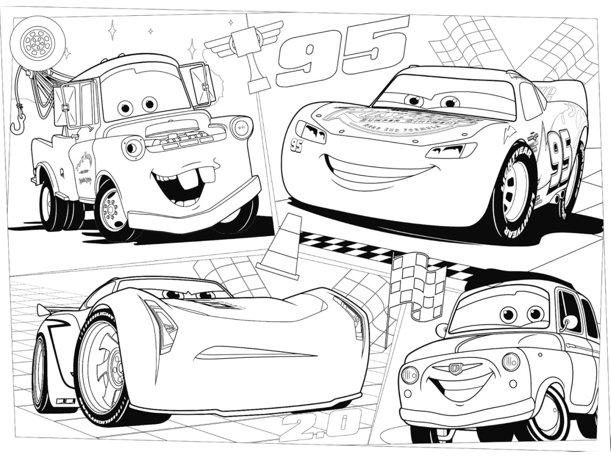Disney puzzle df maxi floor 60 cars 3 challenge