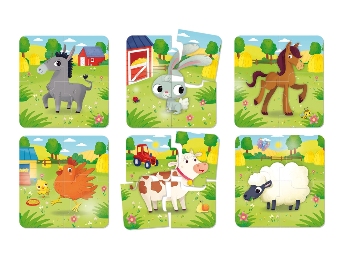 Carotina baby puzzle la fattoria