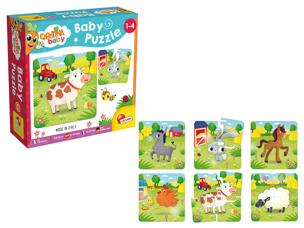 Carotina baby puzzle la fattoria