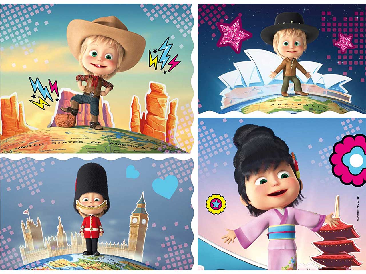 Puzzle maxi 24 pezzi masha 86085