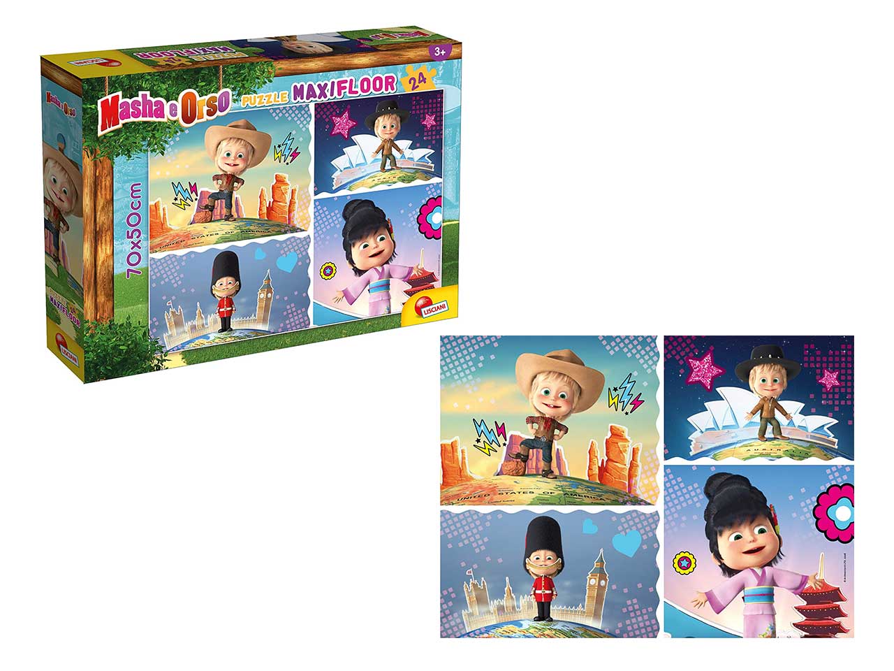 Puzzle maxi 24 pezzi masha 86085