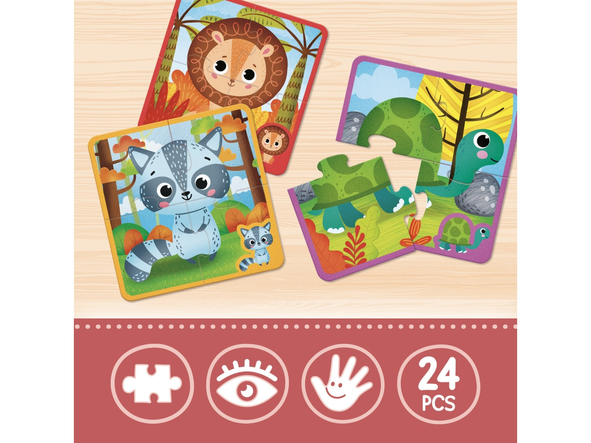 Montessori baby touch puzzle