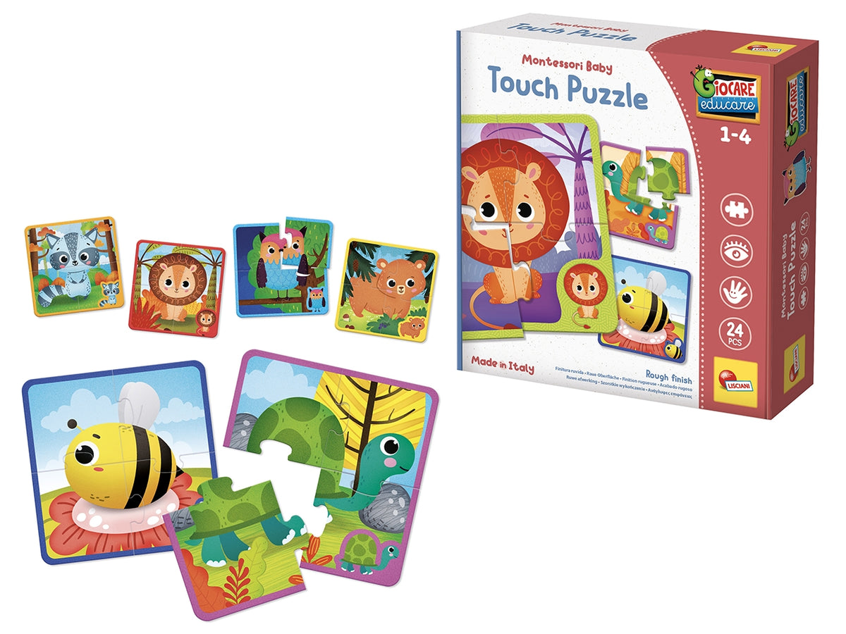 Montessori baby touch puzzle