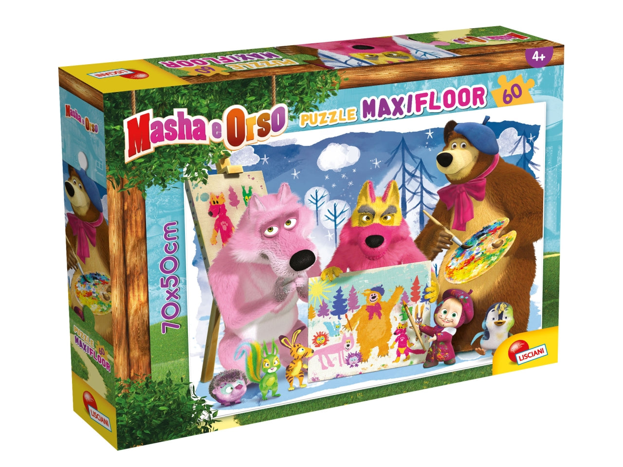 Masha puzzle maxifloor 60 let's paint together!