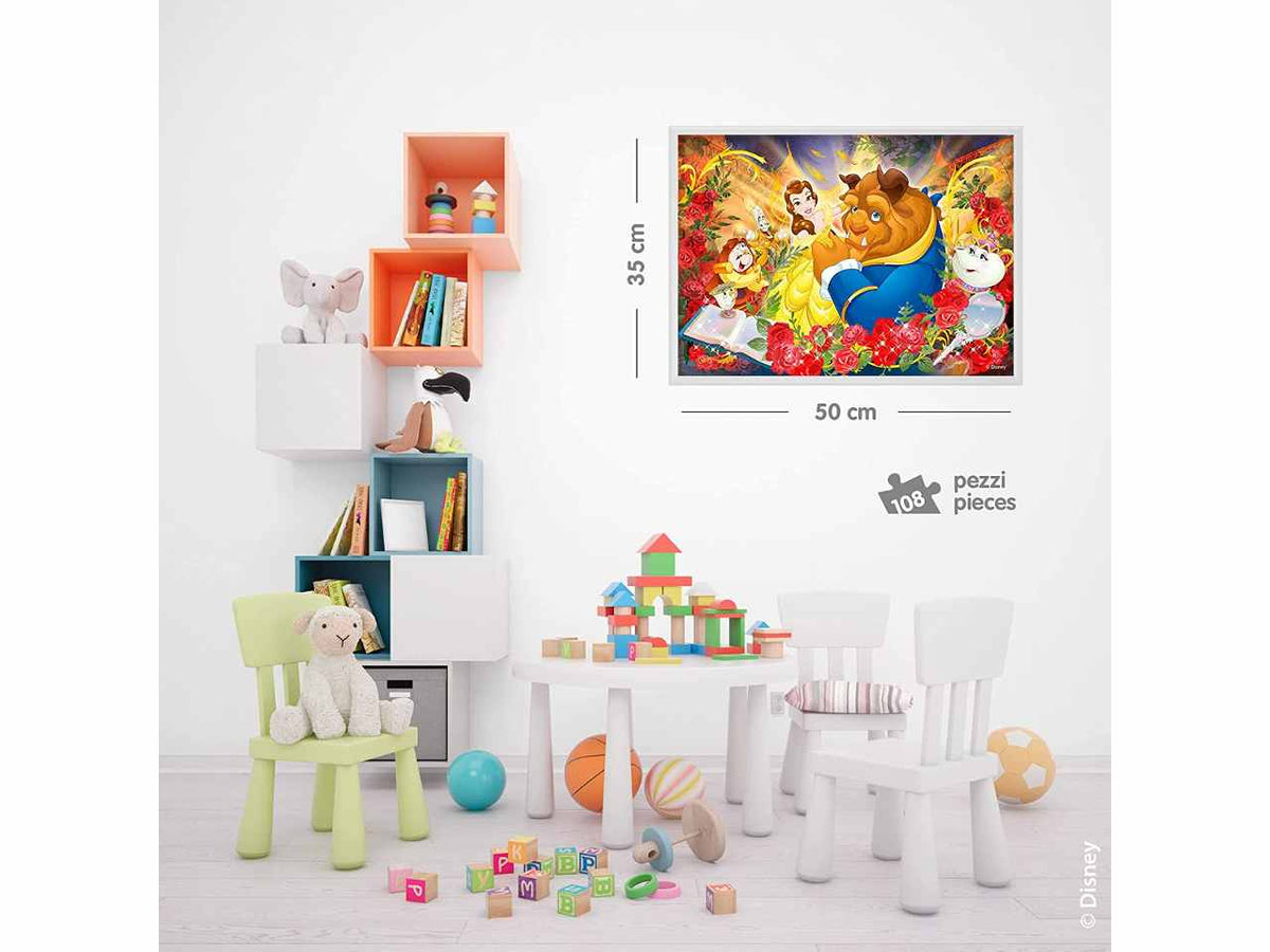 Disney puzzle df plus 108 la bella e la bestia