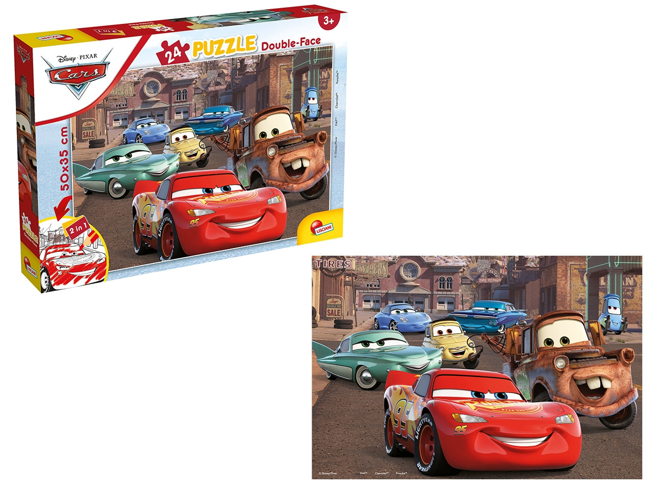 Disney puzzle df plus 24 cars