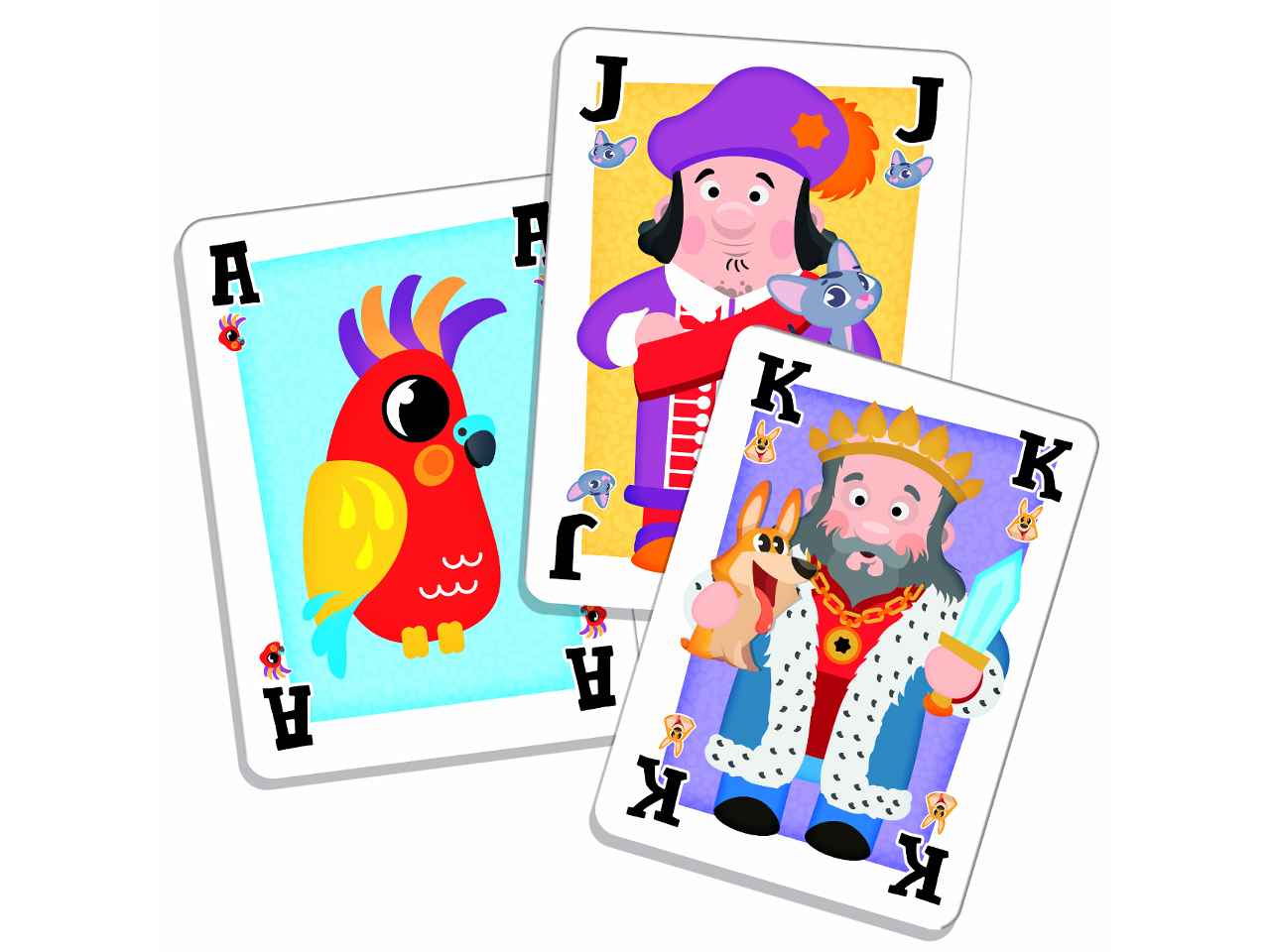 Ludoteca le carte dei bambini burraco dei bambini in display 12