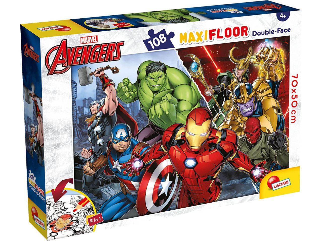 Marvel puzzle df maxi floor 108 avengers