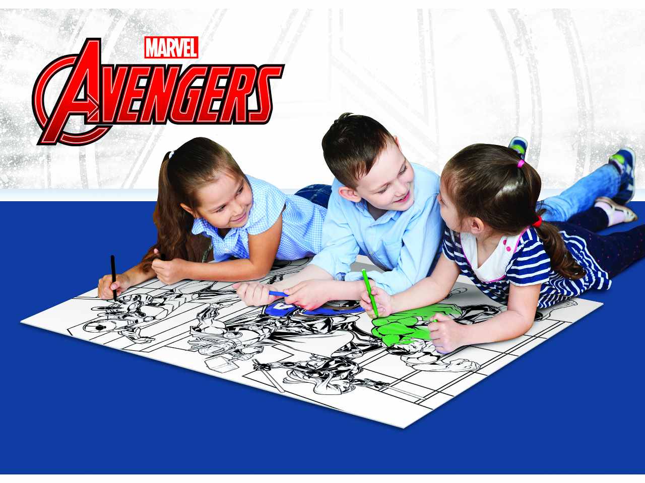 Marvel puzzle df maxi floor 150 avengers