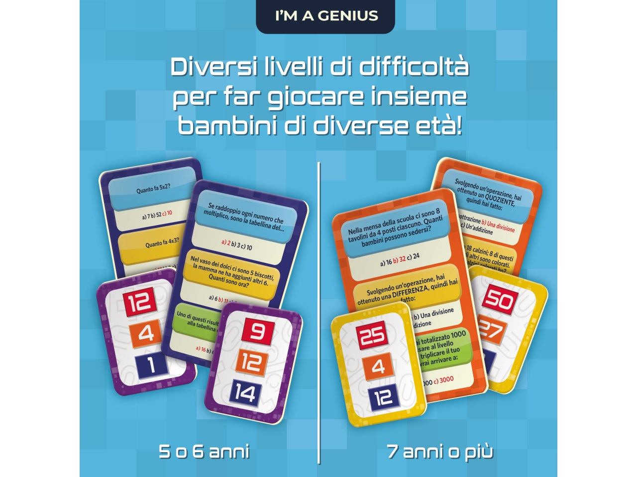 I'm a genius tabelline e problemini