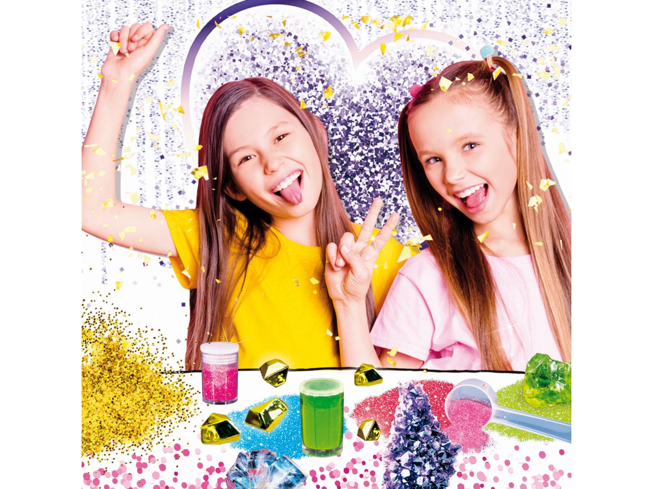 I'm a genius scienza pocket esperimenti con i glitter