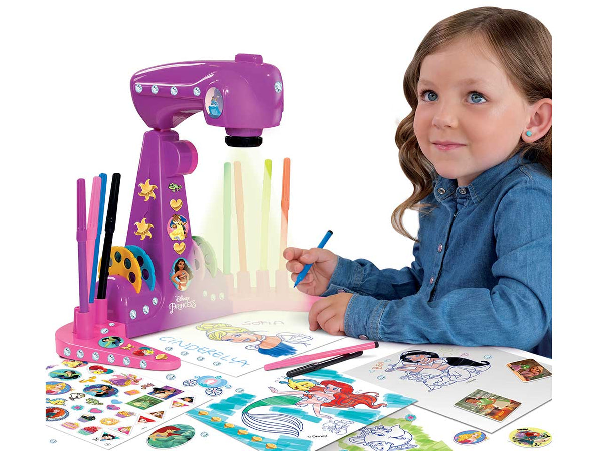 Princess projector drawing school