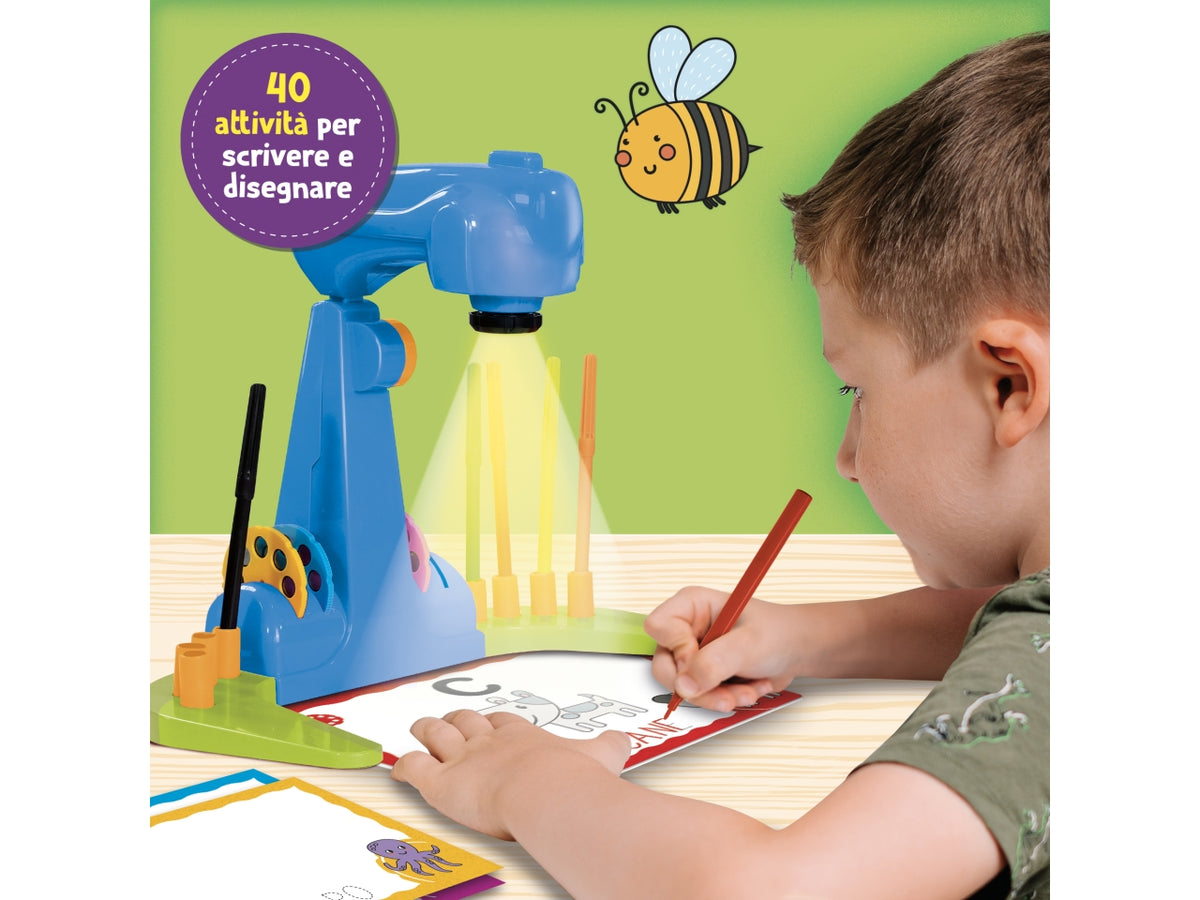 Carotina proiettore scuola di lettura e scrittura