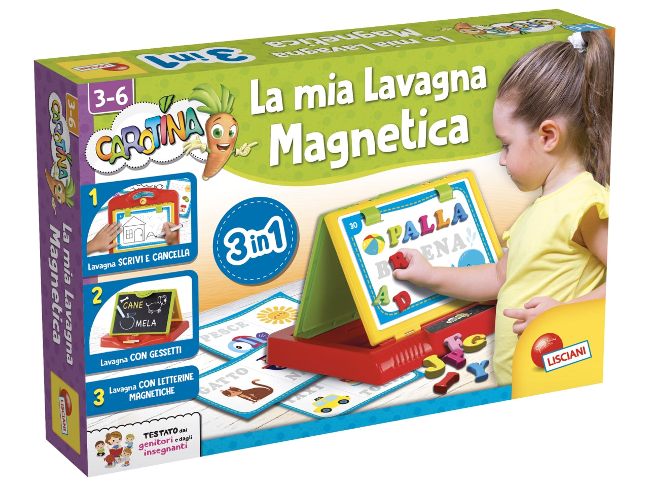 Carotina la mia lavagna magnetica 3 lavagne in 1!