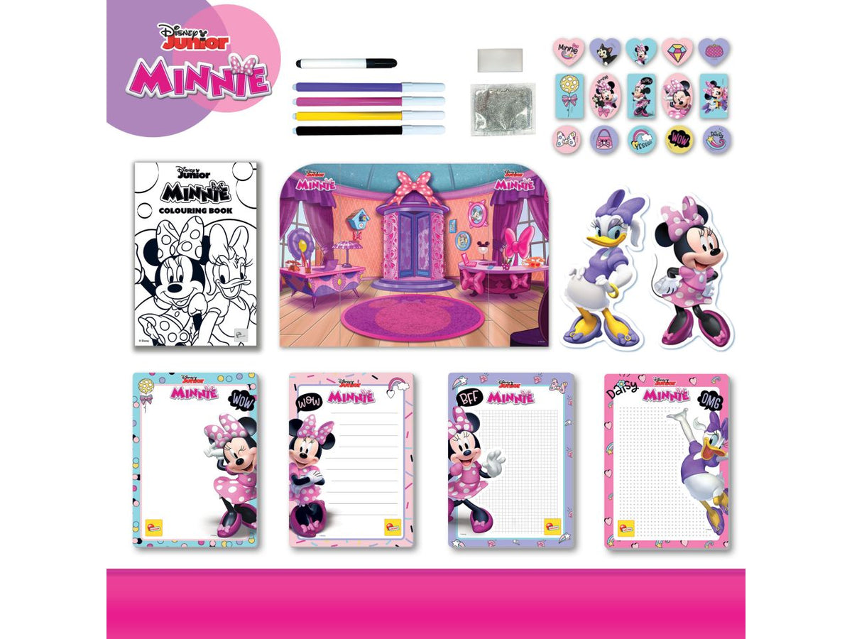 Minnie zainetto coloring and drawing school