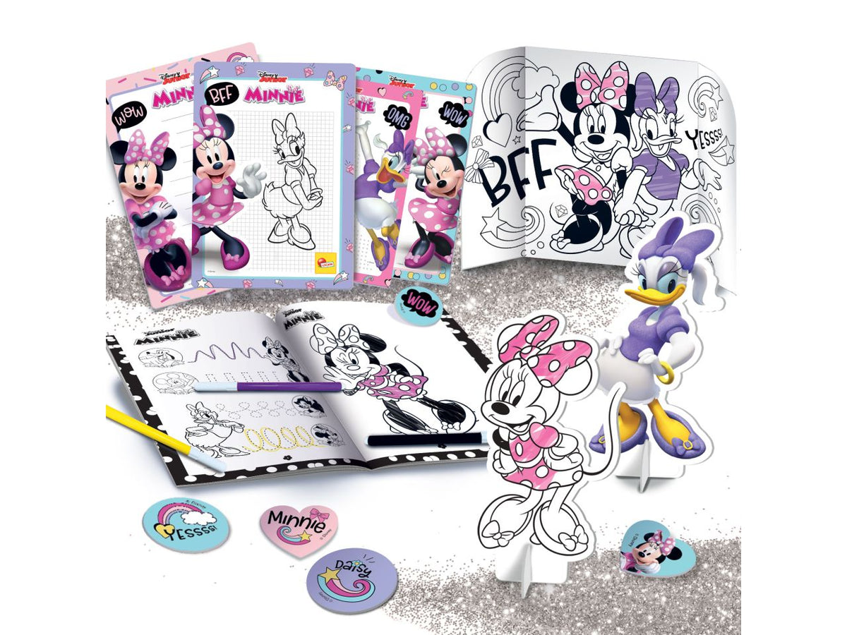 Minnie zainetto coloring and drawing school