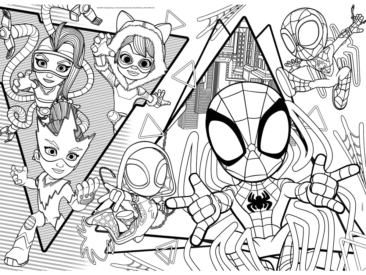 Marvel puzzle df maxifloor 35 spidey