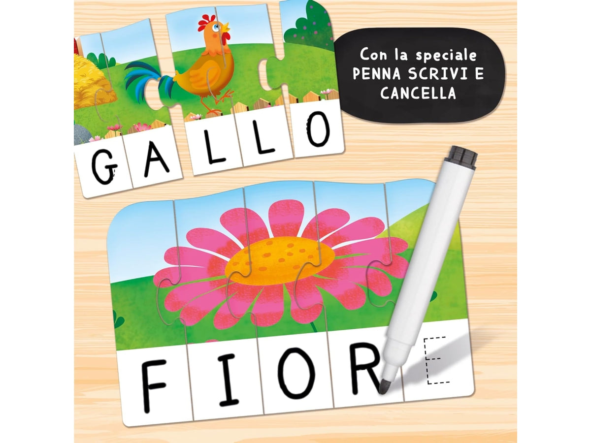 Carotina gli utilissimi le prime parole, gioco educativo per bambini dai 3-6 anni lisciani