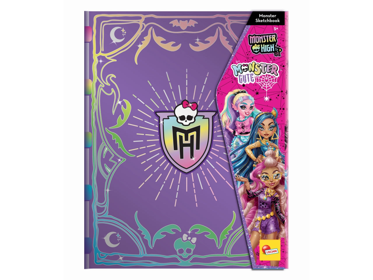 Monster high sketchbook album da disegno con varie attivitÃ  per bambine 5+ anni - Lisciani