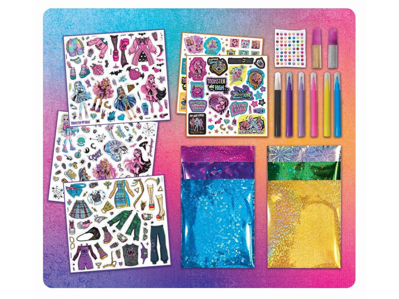 Monster high sketchbook album da disegno con varie attivitÃ  per bambine 5+ anni - Lisciani
