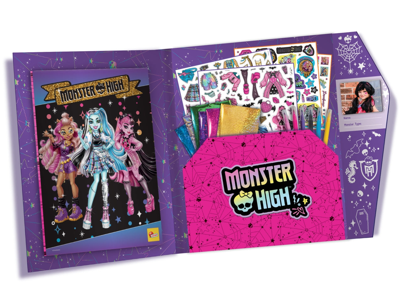 Monster high sketchbook album da disegno con varie attivitÃ  per bambine 5+ anni - Lisciani