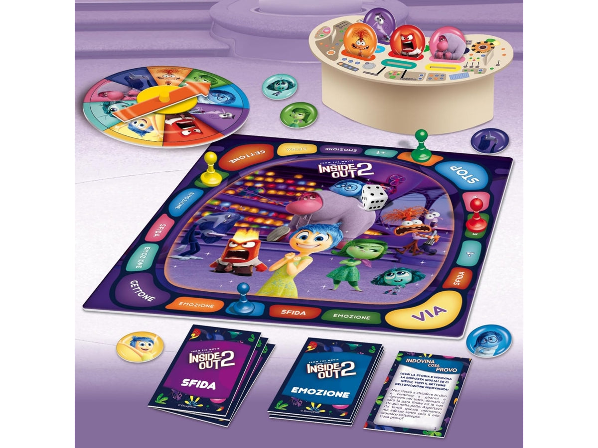 Gioco da tavolo inside out 2 il gioco delle emozioni con consolle 3d, da 2 a 4 giocatori dai 6 anni, tanti quiz e sfide per conoscere le emozioni lisciani
