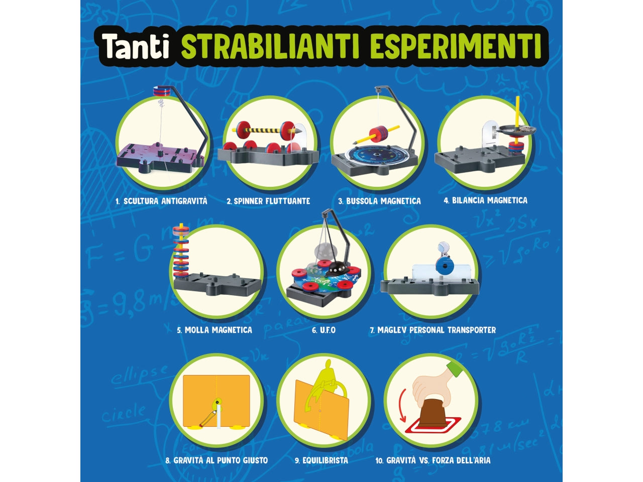 Gioco Scientifico I'm a Genius Esperimenti di GravitÃ  - Multicolor, per Bambini 8-12 Anni, Lisciani