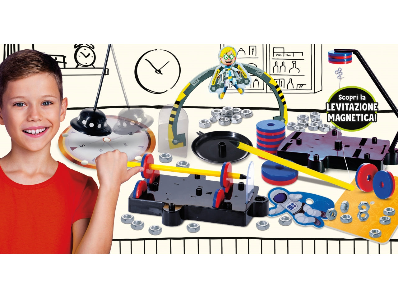 Gioco Scientifico I'm a Genius Esperimenti di GravitÃ  - Multicolor, per Bambini 8-12 Anni, Lisciani