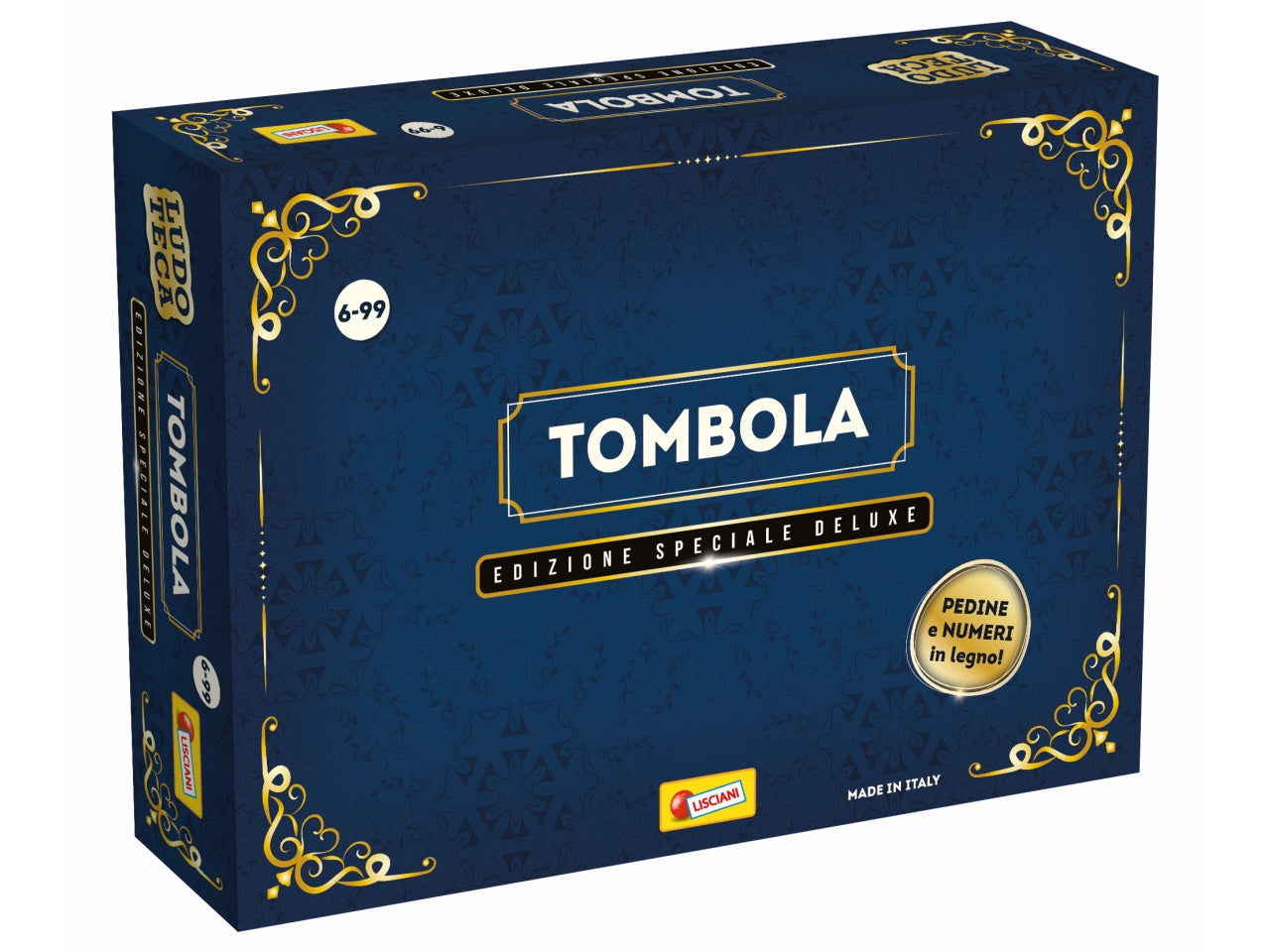 Gioco di SocietÃ  Ludoteca Tombola - Multicolor, per Bambini e Adulti 6-99 Anni, Lisciani