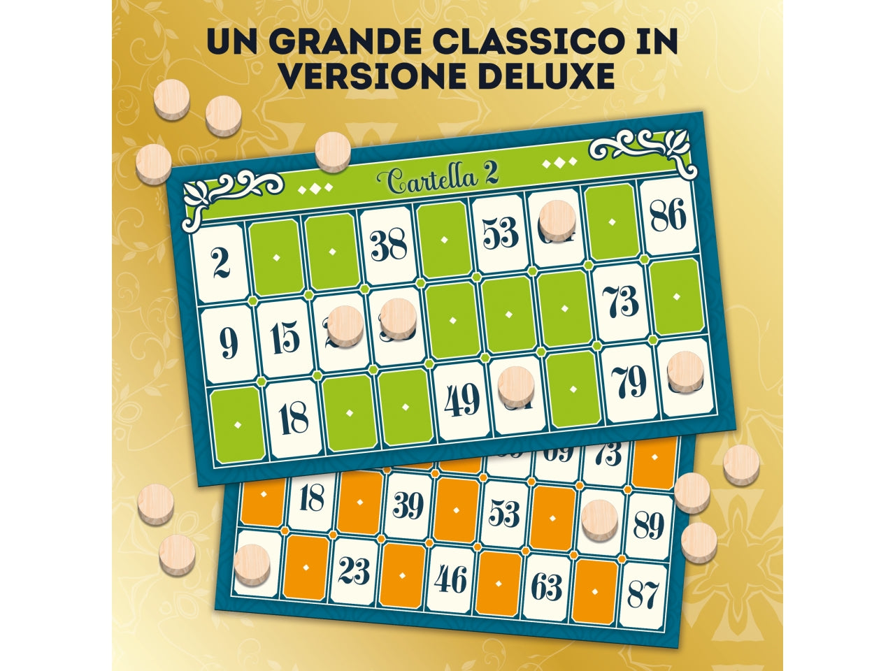 Gioco di SocietÃ  Ludoteca Tombola - Multicolor, per Bambini e Adulti 6-99 Anni, Lisciani
