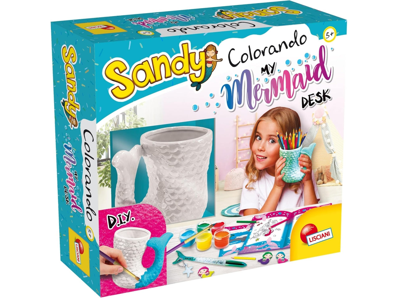 Kit per scrivania Sandy Colorando My Mermaid Desk etÃ  5+ | Lisciani