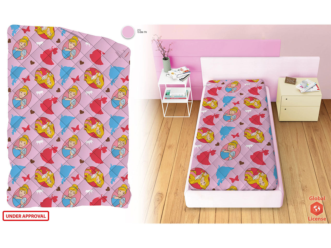 Princess copriletto trapuntato 170x250cm