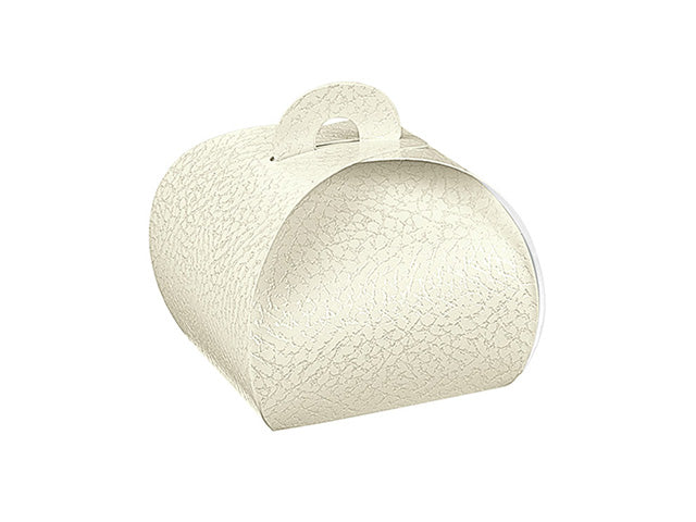 Scatola pelle bianca 105x105x90 14632c