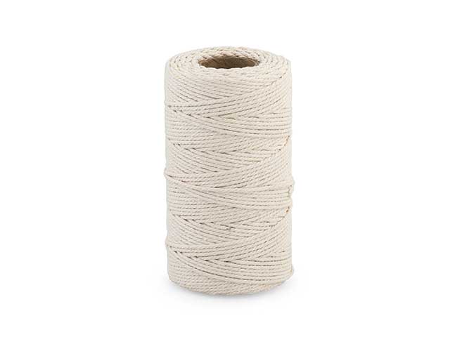 Spago cotone avorio 2mmx100mt