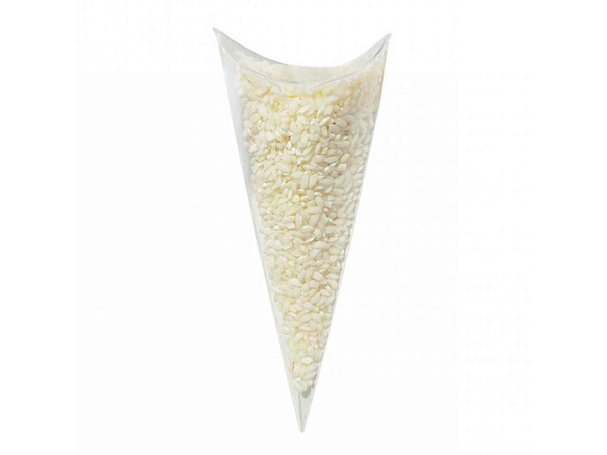 Cono Pet trasparente portaconfetti 19cm