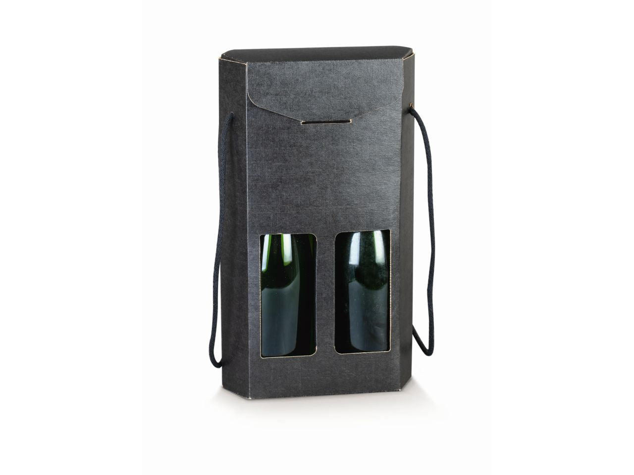 Scatola esagonale colore 205x95x355mm colore seta nero