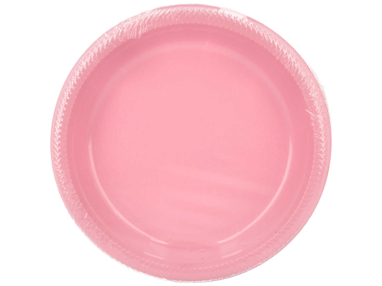 Piatto piano 22,8 cm . rosa 10 pezzi $