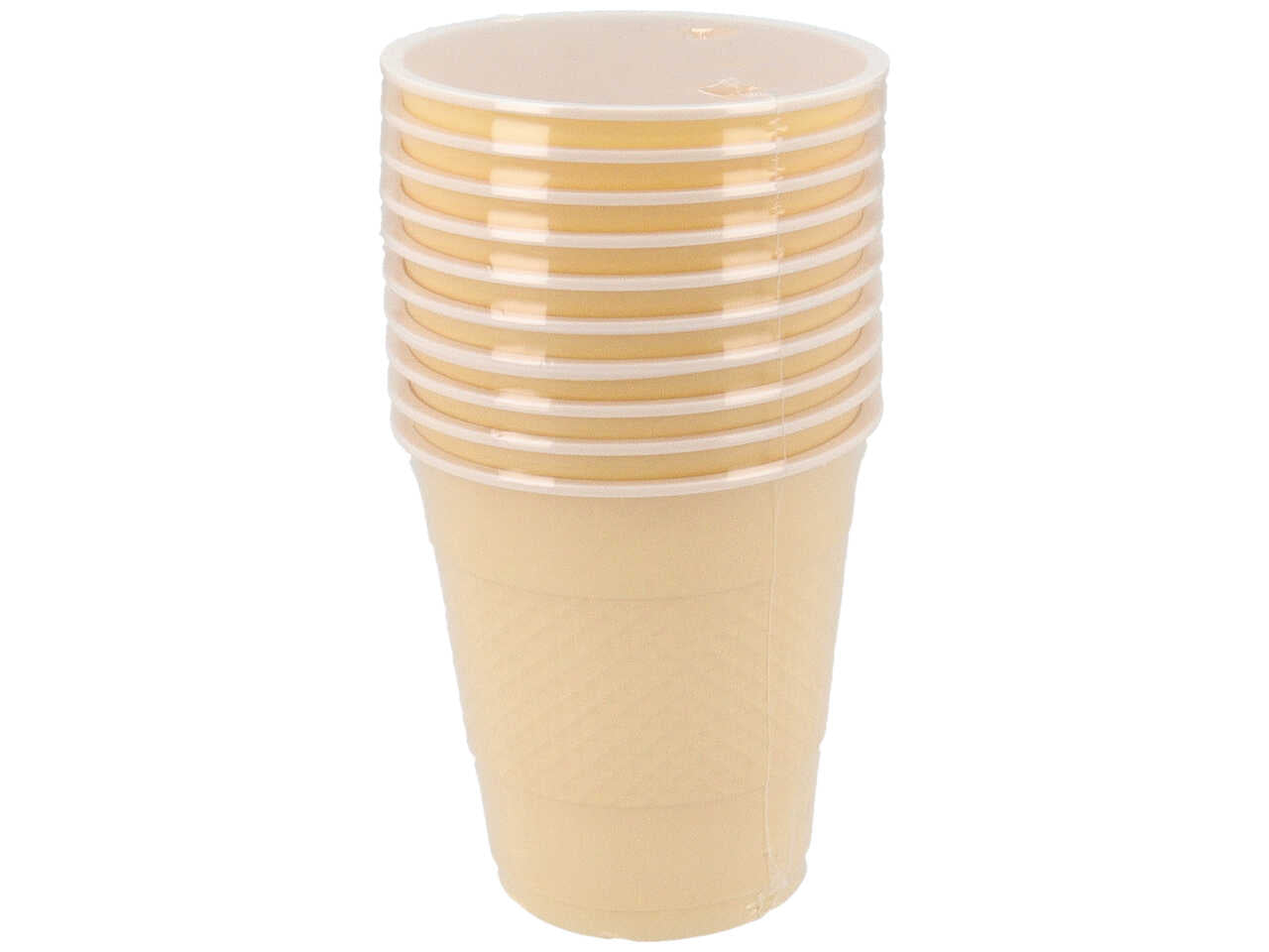 Bicchiere plastica 355 ml. avorio 10 pezzi