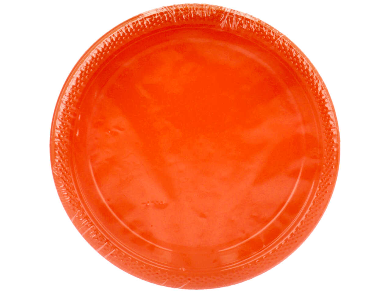 Piatto piano 17,7 cm. arancione 10 pezzi