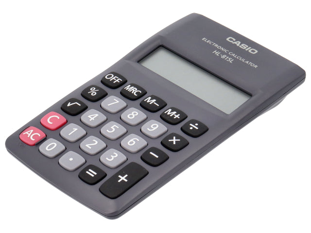 Calcolatrice Casio colore nero 6.95x11.8x1.8 cm