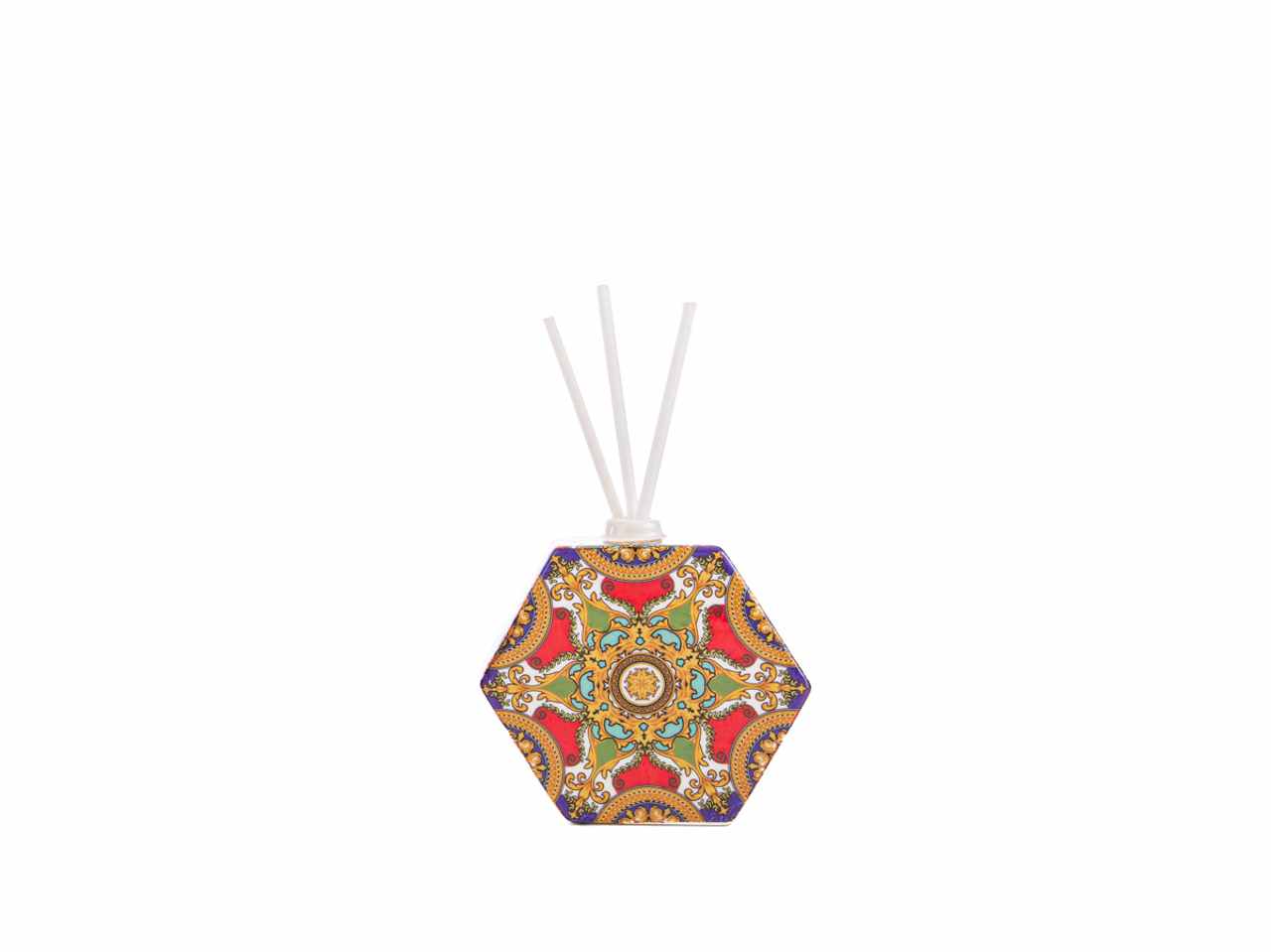 Profumatore esagonale royal carousel con astuccio e bacchette 10x4xh.10cm $