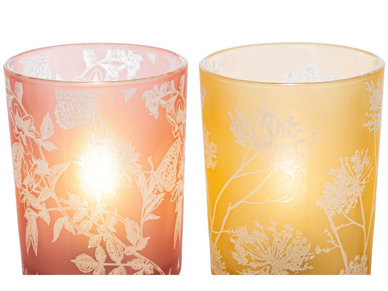 Lampada in vetro in 2 assortimenti misura d.12xh.20cm sll