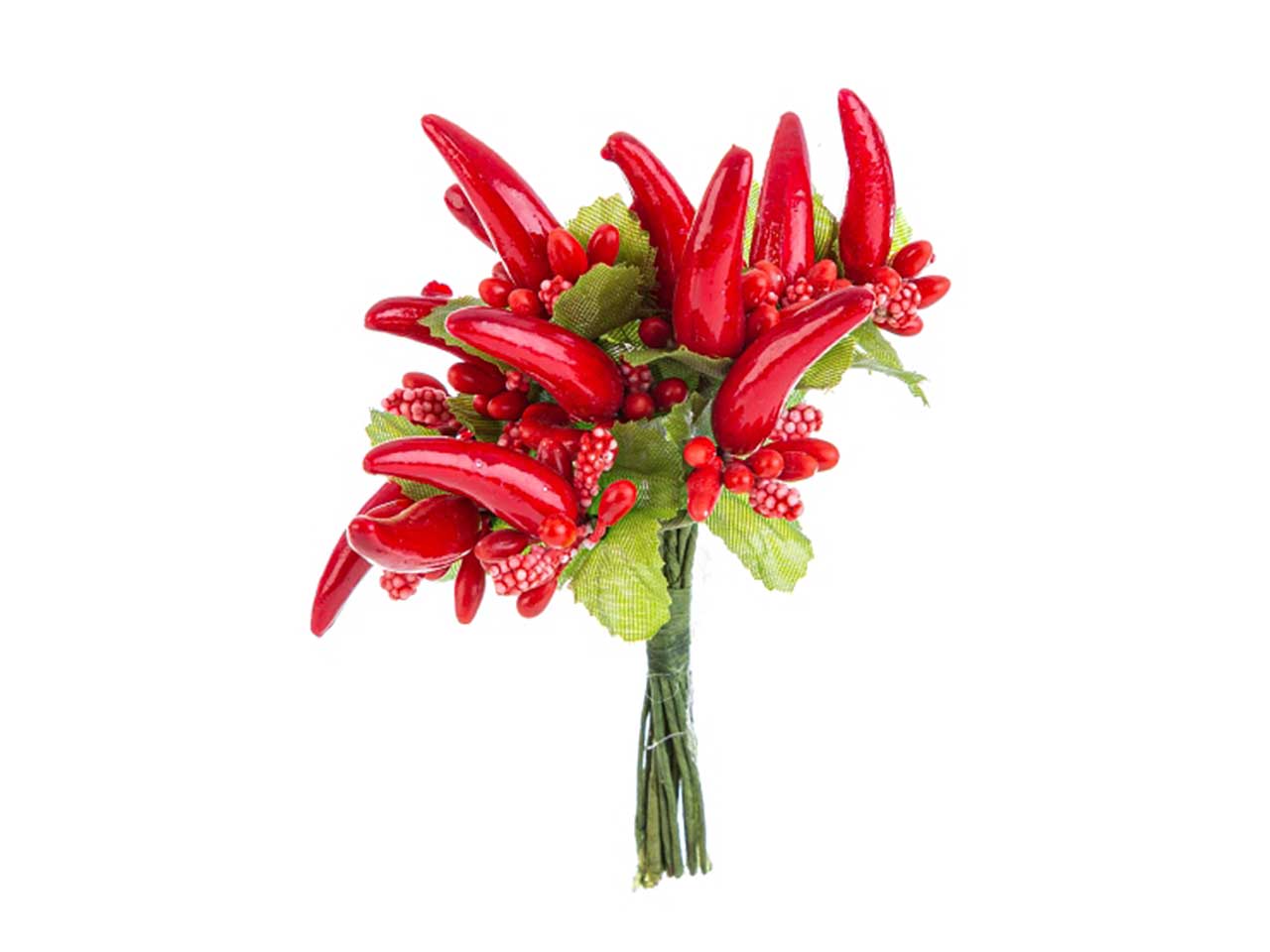 Peperoncino misura 3cm colore rosso