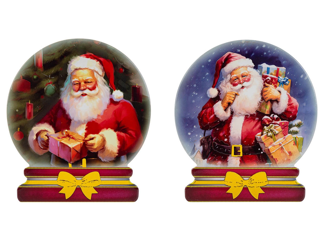 Calamita babbo natale 6,5x7,5cm in 4 assortimenti