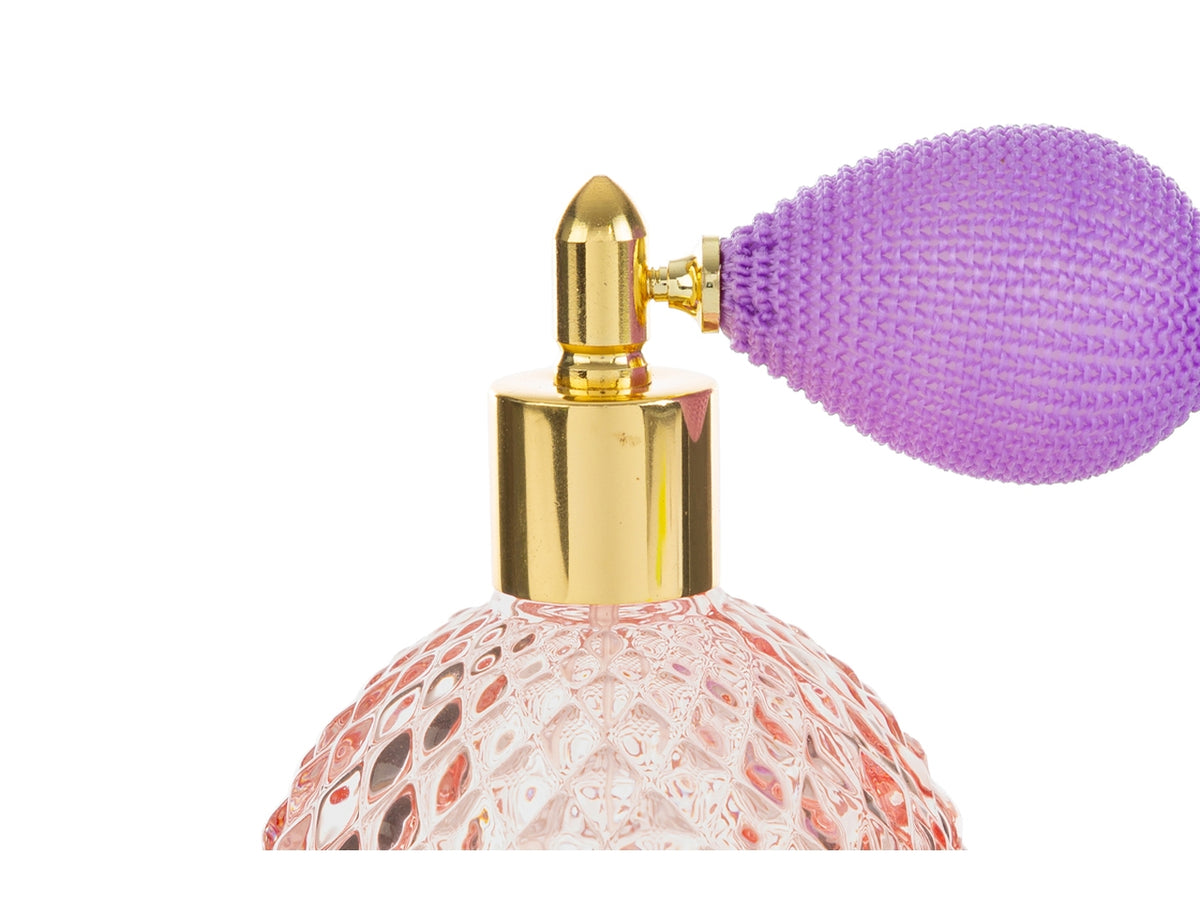 Portaprofumo spray 100ml ricaricabile rosa 6,5x10,5cm con astuccio