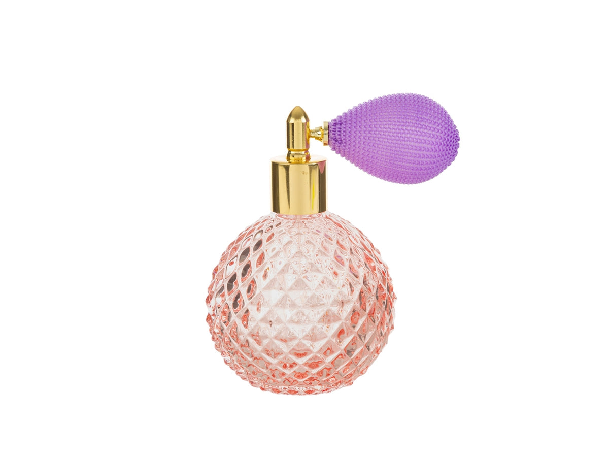 Portaprofumo spray 100ml ricaricabile rosa 6,5x10,5cm con astuccio