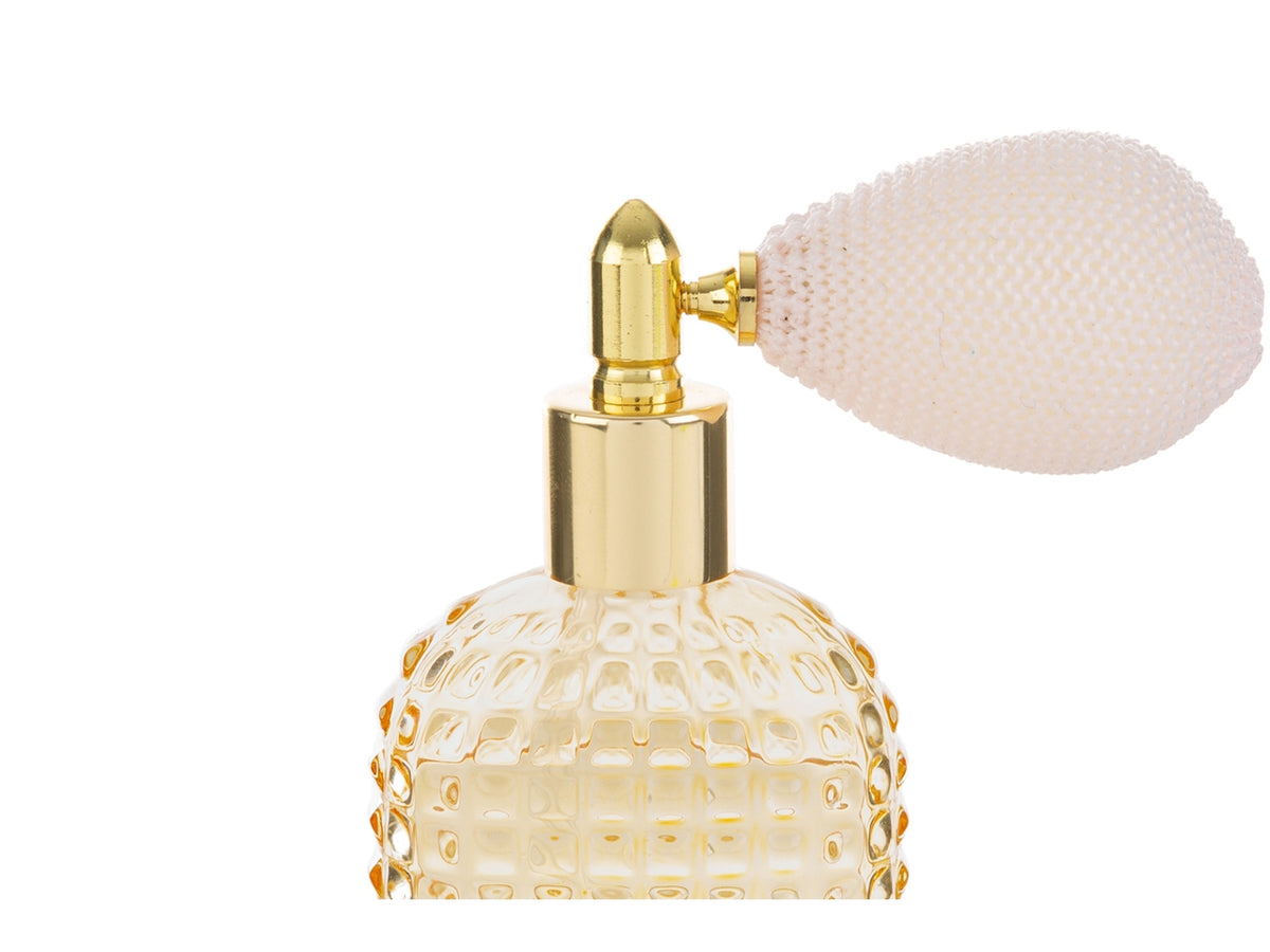 Portaprofumo spray 30ml ricaricabile ambra 5x3x9cm con astuccio
