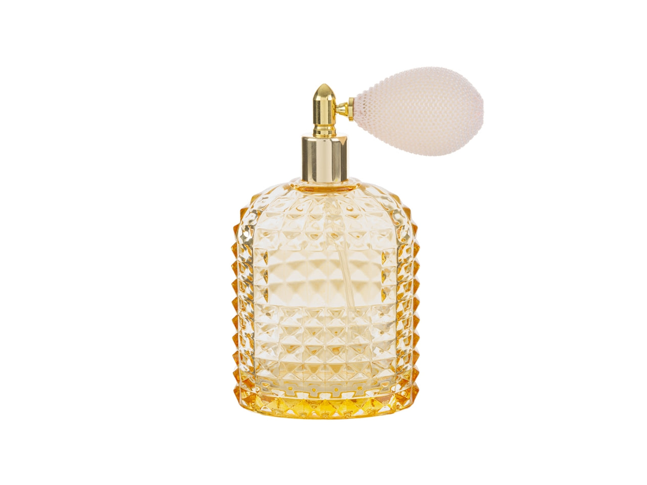 Portaprofumo spray 100ml ricaricabile ambra 6,5x4x12cm con astuccio
